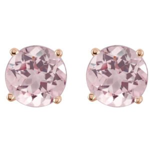 Round 4-Prong Light Stud Earrings