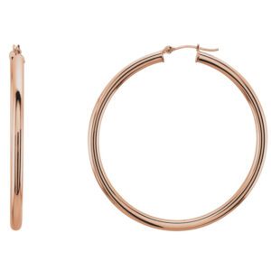 Tube Hoop Earrings