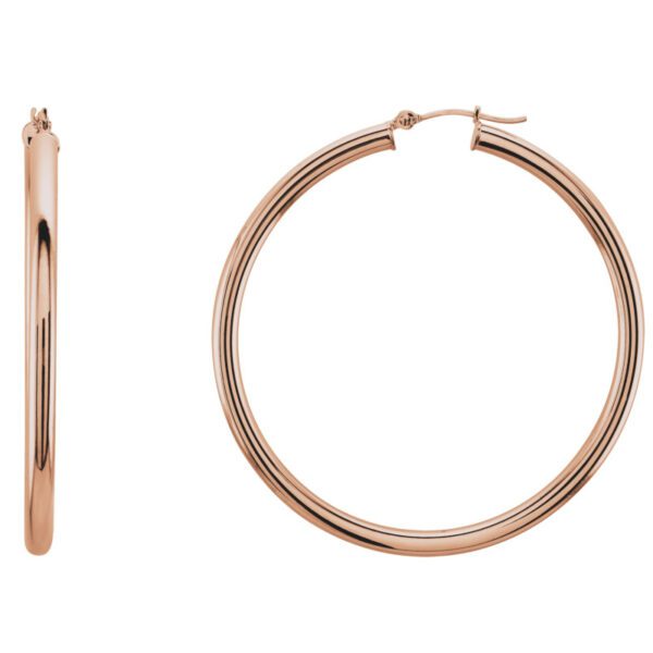 Tube Hoop Earrings