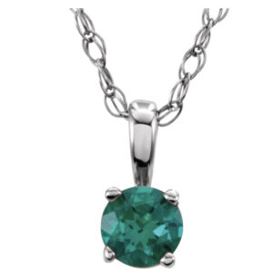 Youth Birthstone Necklace or Pendant