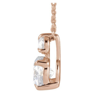 Accented Claw-Prong Necklace