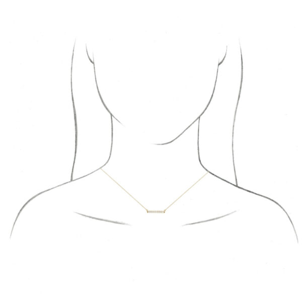 French-Set Bar Necklace or Center - Image 3