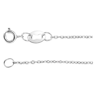 1 Mm Diamond-Cut Cable Chain