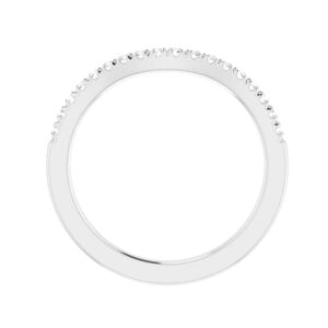 French-Set Three-Stone Engagement Ring or Band
