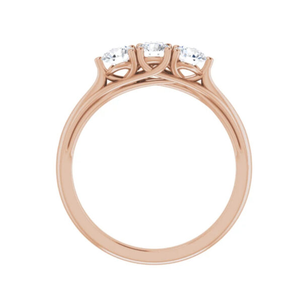 Three-Stone Anniversary Band - Image 2