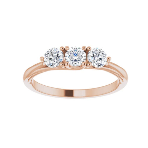 Three-Stone Anniversary Band - Image 3