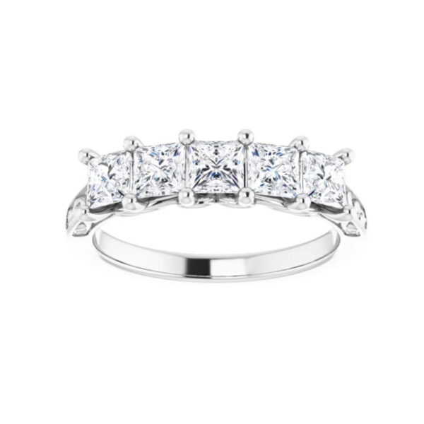 Five-Stone Anniversary Band - Image 3