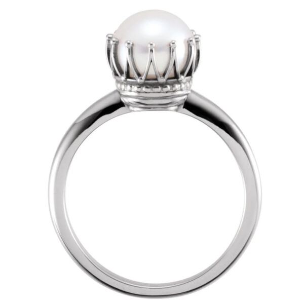 Pearl Crown Ring - Image 2