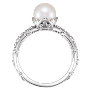 Vintage-Inspired Pearl Ring