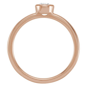 Bezel-Set Ring
