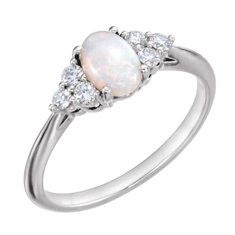14K White Gold