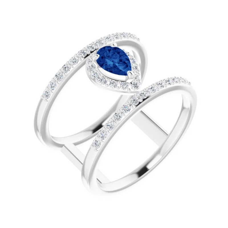 14K White Gold