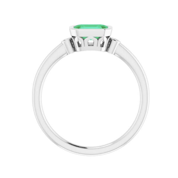 Bezel-Set Accented Ring - Image 2