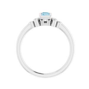 Bezel-Set Accented Ring