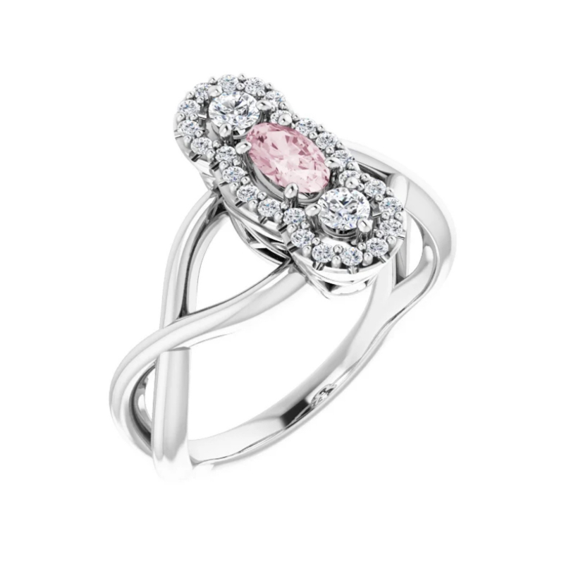14K White Gold