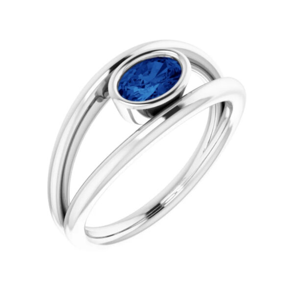 Bezel-Set Solitaire Ring