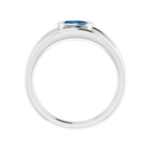Bezel-Set Solitaire Ring
