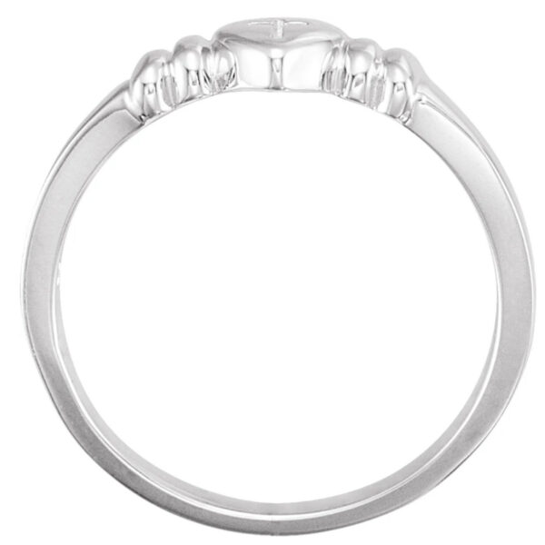 Heart & Cross Chastity Ring - Image 2