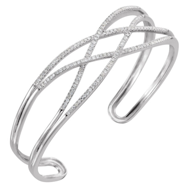 Criss-Cross Cuff Bracelet - Image 3
