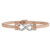 14K Rose/White Gold