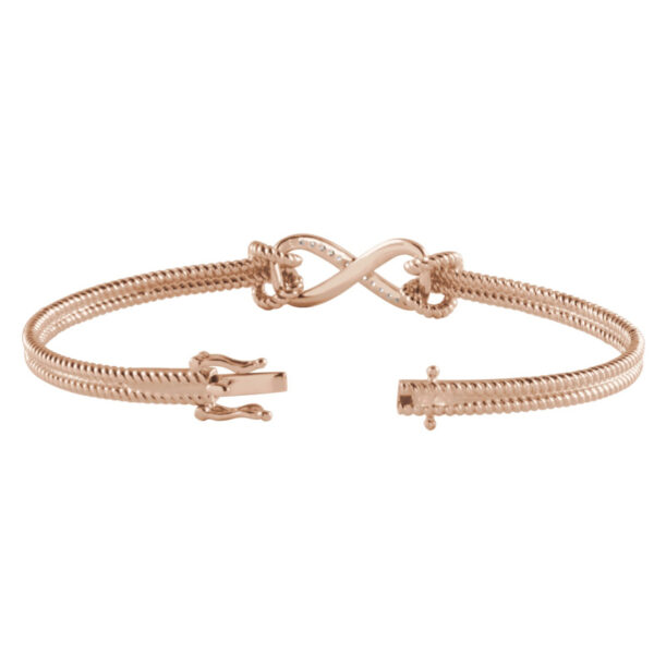 Infinity Rope Bangle Bracelet - Image 3