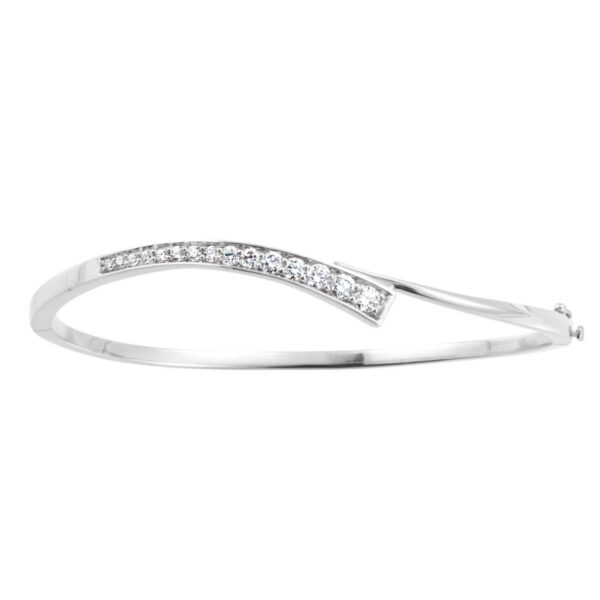 Journey Hinged Bangle Bracelet - Image 2