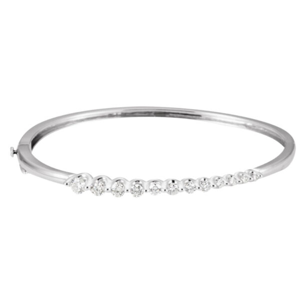 Journey Hinged Bangle Bracelet