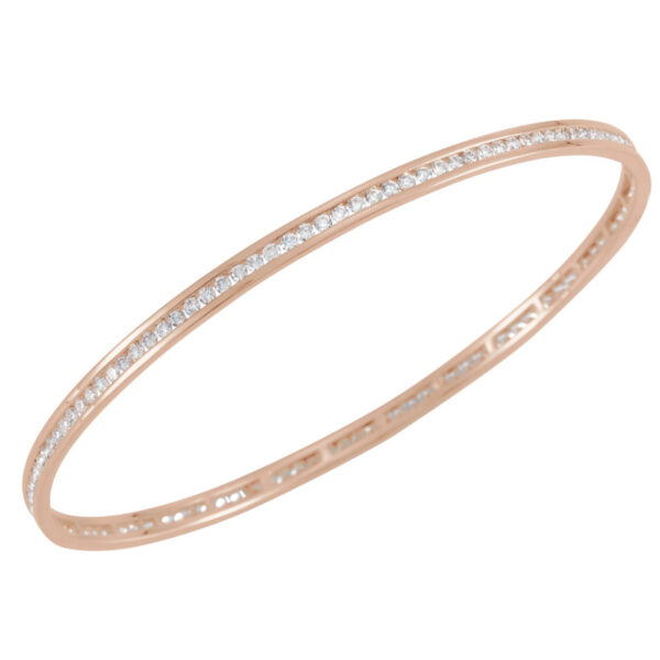 Accented Stackable Bangle Bracelet - Image 3