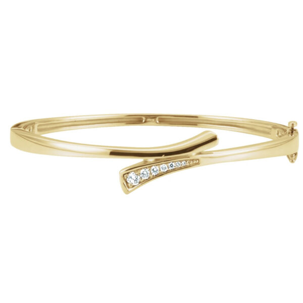 Journey Hinged Bangle Bracelet