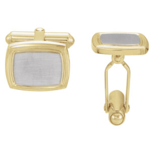 Two-Tone Cuff Links