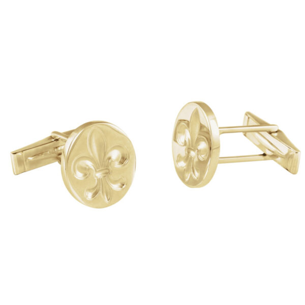 Fleur-de-lis Cuff Links