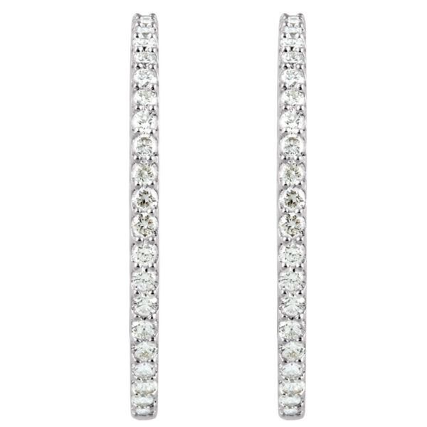 Inside-Outside Hoop Earrings - Image 2