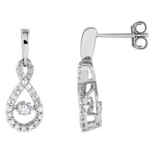 Mystara Diamonds® Infinity-Inspired Earrings