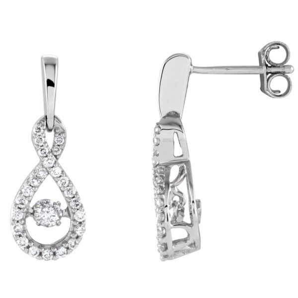 Mystara Diamonds® Infinity-Inspired Earrings