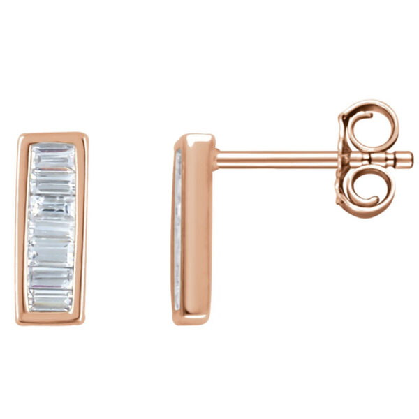 Baguette Bar Earrings