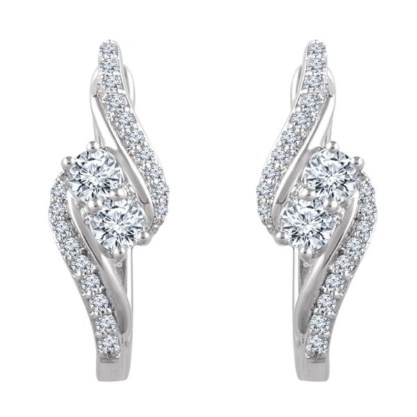 Two-Stone Earrings - Image 2