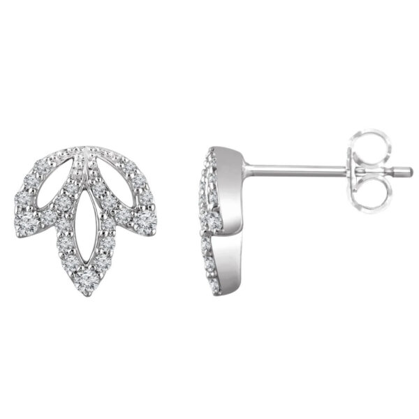Accented Leaf Earrings