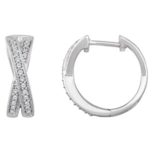Criss-Cross Hoop Earrings