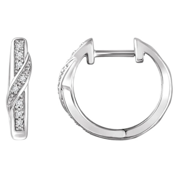 Accented Hoop Earrings