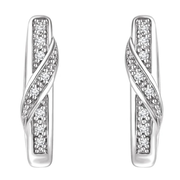 Accented Hoop Earrings - Image 2