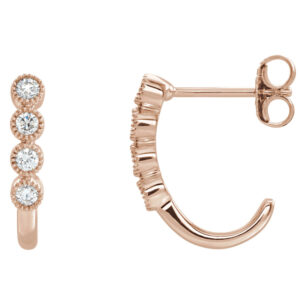 J-Hoop Earrings