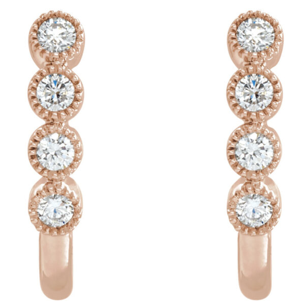 J-Hoop Earrings - Image 2