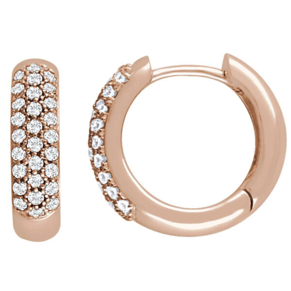 Pavé Hoop Earrings