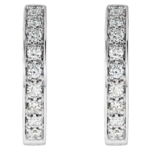 Inside-Outside Hinged Hoop Earrings