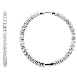 Inside-Outside Hinged Hoop Earrings