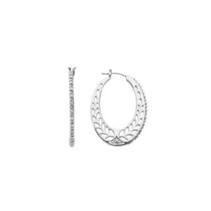 Floral-Inspired Hoop Earrings