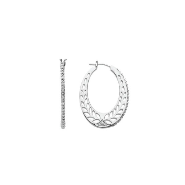 Floral-Inspired Hoop Earrings