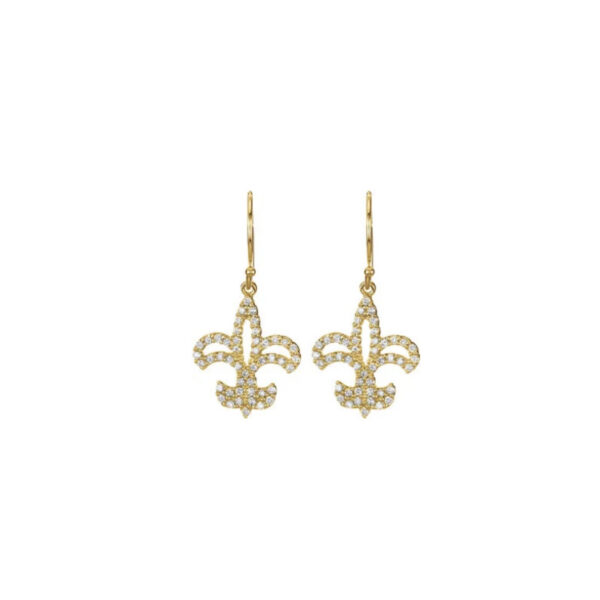 Fleur-de-Lis Earrings - Image 2