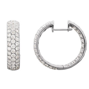 Inside-Outside Hinged Hoop Earrings