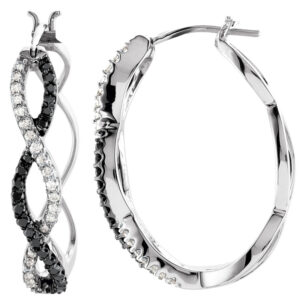Criss-Cross Hoop Earrings